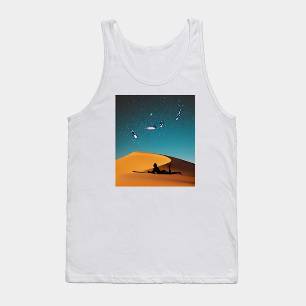 DESERT SURFING Tank Top by karadoc